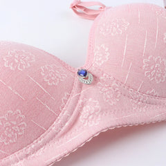Sexy Underwear Women's Thin Bra Girls 36-44 A B Cup Brassiere Wireless Underwear Lady Push Up Bralette Lingerie Push Up Bra
