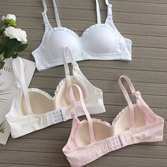 Small Fresh Underwear For Women With Cute Small Breasts Gathered Together To Show Small Lace Beautiful Back Bra Thin Style