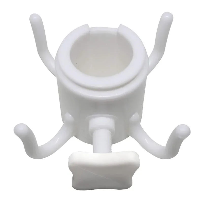 Beach Pool Outdoor Accessories - 4 - prongs Plastic Hanging Hook for Towel, Camera, Sunglasses, Bags