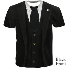 2024 Summer New High-quality Men's Personality Business Suit Pattern 3D Printed Men's T-shirt Comfortable Breathable Fashion Top