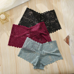 New Lace Panties Women Seamless Underwear Hollow Out Briefs Sexy Transparent Female Underpants Breathable Intimates Lingerie