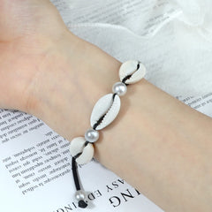 Women Shell Ankle Bracelets Summer Barefoot Bracelet  Ocean Beach Multicolor Adjustable Knot Bohemian Accessories Jewelry Gifts