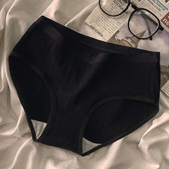 Women Underpants Mid Waist Nylon Plus Size Japanese Style Butt-lifted Quick-drying Sport Casual Briefs Female Pantiese Underwear