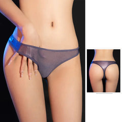 Women Sexy Panties Sheer Briefs Low Rise Underwear See Through Knickers Thongs Lace Low Waist Perspective Ultra Thin Women's Und