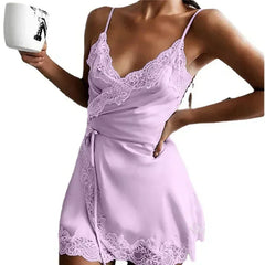 Sexy Underwear Sexy Underwear One-piece Short Nightdress Lace Lace Pajamas Nightdress  Sexy Nightdress  Womens Sleepwear