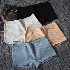 Women Boxers Underwear Cotton Ladies Safety Pants Female Seamless Underpants Solid Cozy Boyshorts Sexy Lingerie Трусы Женские