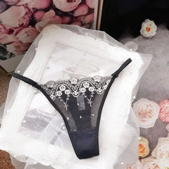 Underwear For Women Cotton Crotch Bikini Thong Underpants Briefs Lace Panties Low Waist Panties Women Thong Female Lingerie