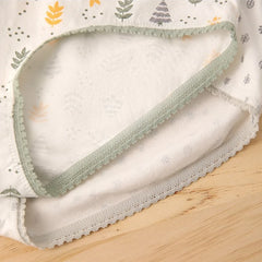 Women Cotton Underwears Pastoral Japanese Students Briefs Sexy Cute Girls Lingerie Printed Lace Femme Female Panties Underpants