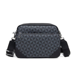 Printed Shoulder Bags For Men Multiple Accessories Leather  Men's Handbags Chain Hand Bag Man Bags Shoulder Crossbody