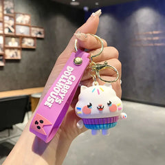 Cat Keychain Accessories For Bag Charms Doll Keyring Women Gabbys Dollhouse Car Key Chain Llaveros Anime Gato Jewelry Wholesale