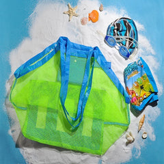Handbag Beach Shoulder Bag Mesh Shell Bag Beach Essential Bag Beach Toy Handbag