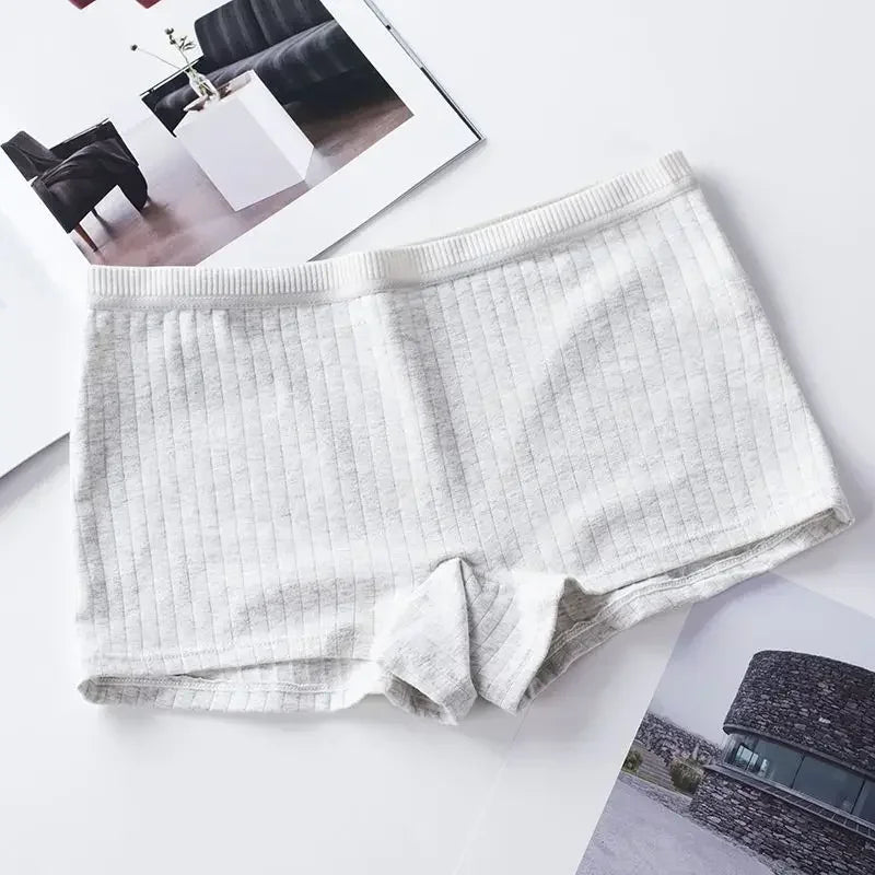 Women Boxers Underwear Cotton Ladies Safety Pants Female Seamless Underpants Solid Cozy Boyshorts Sexy Lingerie Трусы Женские