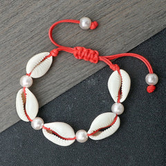 Women Shell Ankle Bracelets Summer Barefoot Bracelet  Ocean Beach Multicolor Adjustable Knot Bohemian Accessories Jewelry Gifts