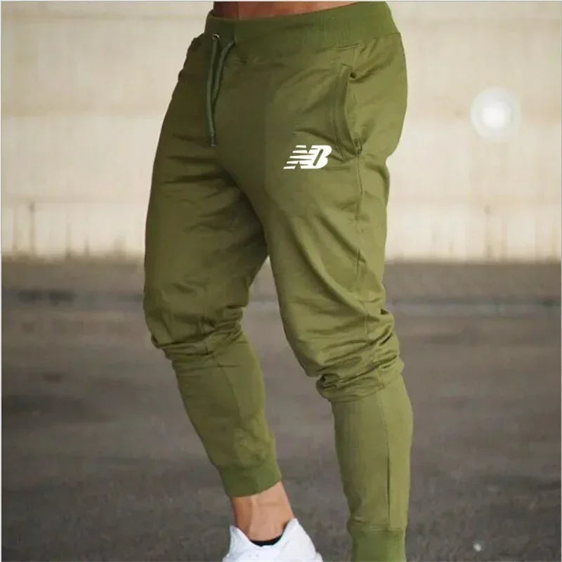 High-quality men's sports pants, running pants, spring and autumn fashion, and casual running pants in 2025