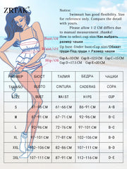 ZRTAK Thong Bikini Women's Swimwear Bikinis 2024 Swimsuit Knot Biquinis Bandage Beachwear Solid Bathing Suit Sexy Bikini Sets