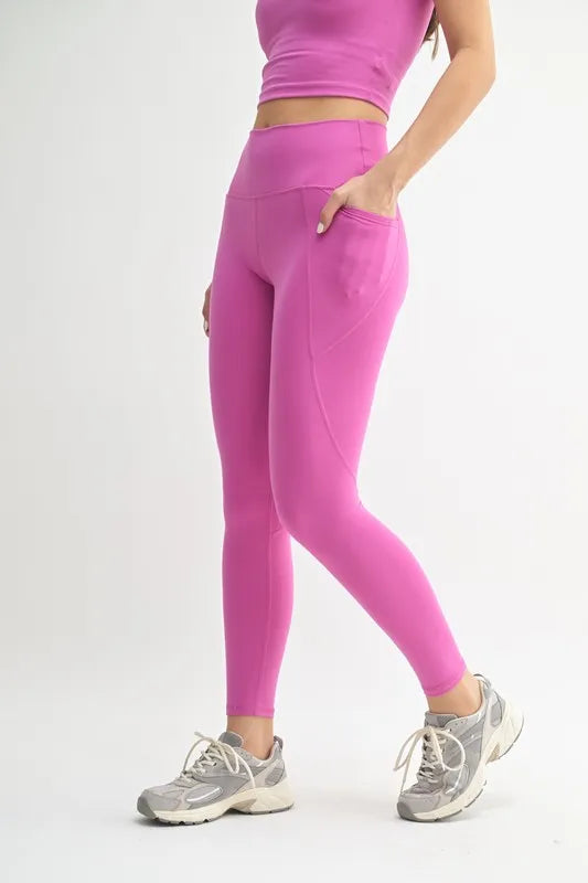 MONO B Venice Cloud Light Sculpt High-Waisted Leggings - kinko