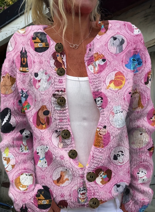 Digital Printed Cardigan Hoodie Jacket - kinko