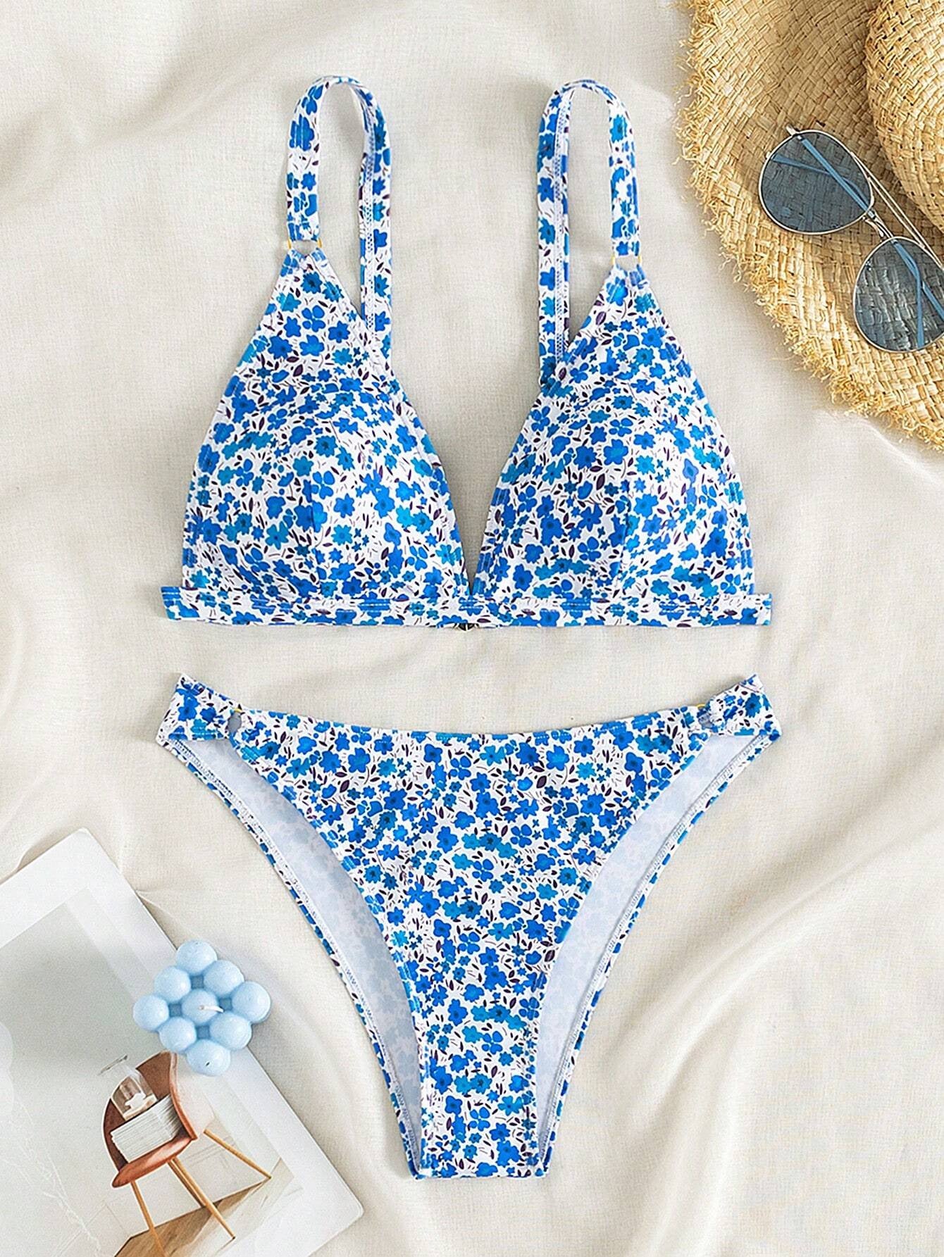 Seaside Beach Sexy Bikini Split Swimsuit - kinko
