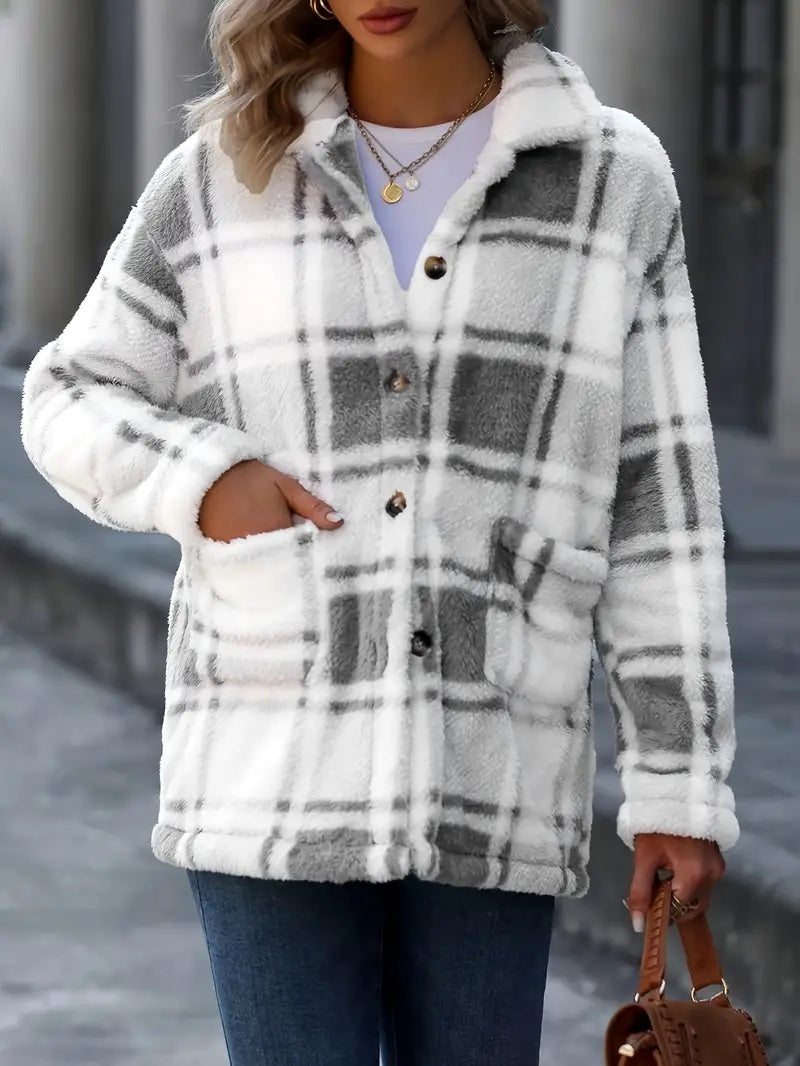 Fashionable And Versatile Polyester Fiber Women's Coat - kinko