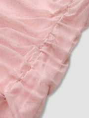 Elegant Solid-Colored Ribbon Wedding & Party Dress - kinko