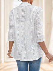Women's Elegant Open-Front Cardigan
