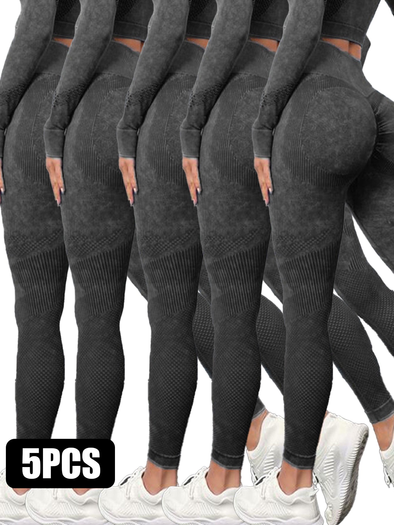 5PACK Active Yoga Pants - kinko