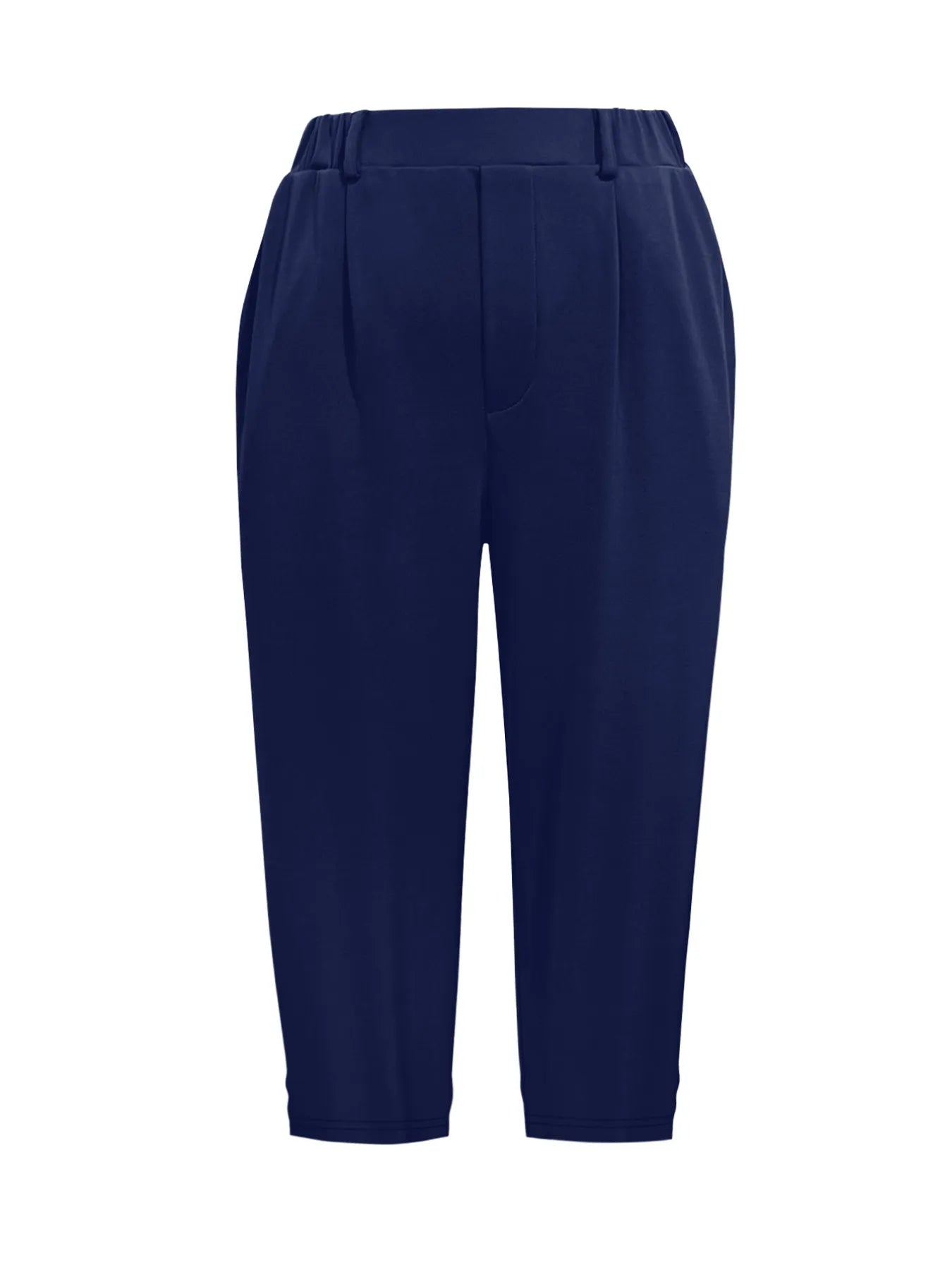 Pleated Detail Pants with Pockets - kinko