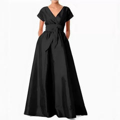 Evening Dress V-neck Host Grand Costume International Station Annual Party Banquet Long - kinko