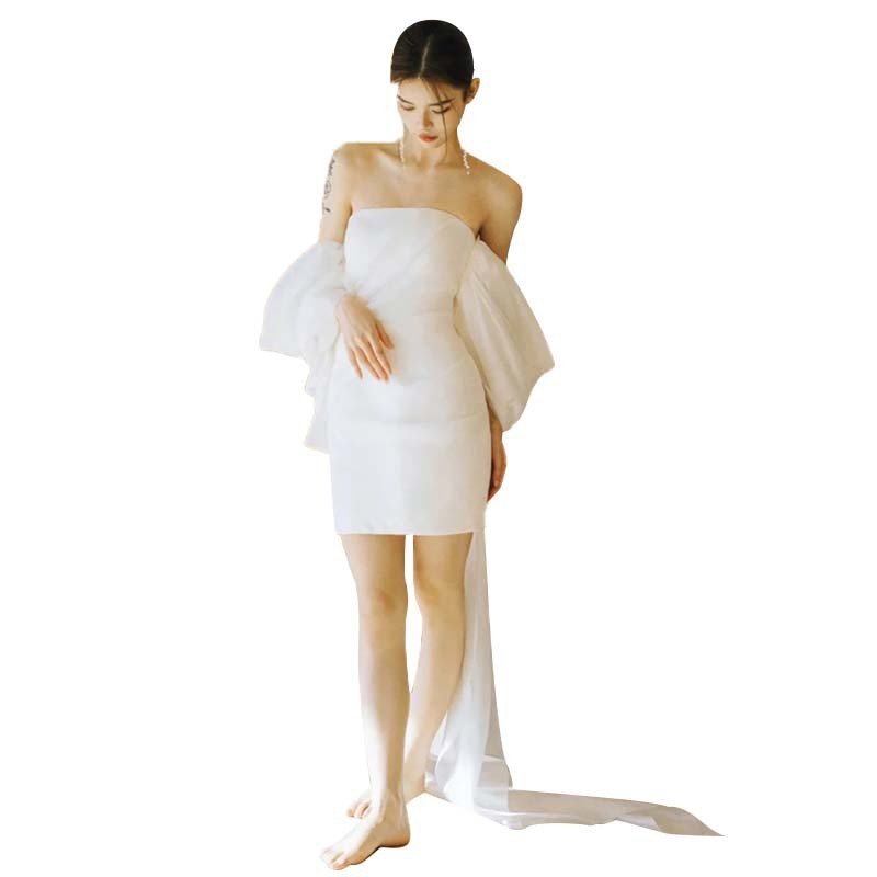Small Light Wedding Dress Short Super Fairy - kinko