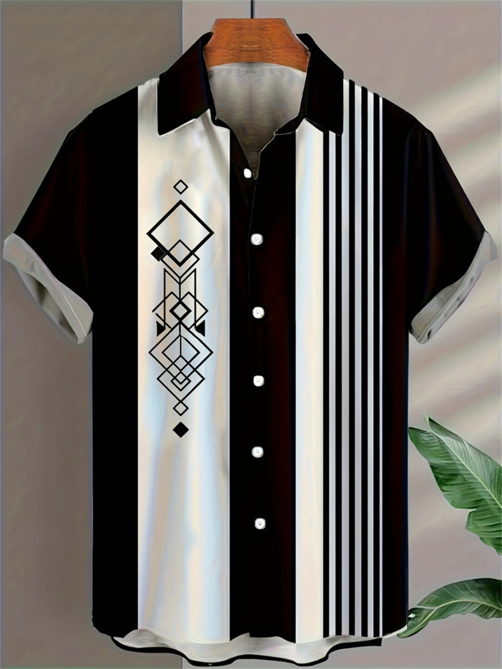Men's 3D Printed All-matching Retro Fashion Shirt - kinko