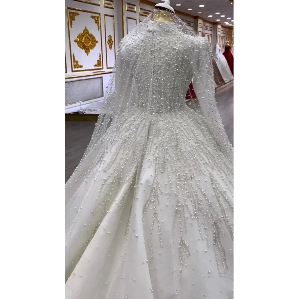 Bride Owner Wedding Dress Trailing Wedding Pettiskirt - kinko