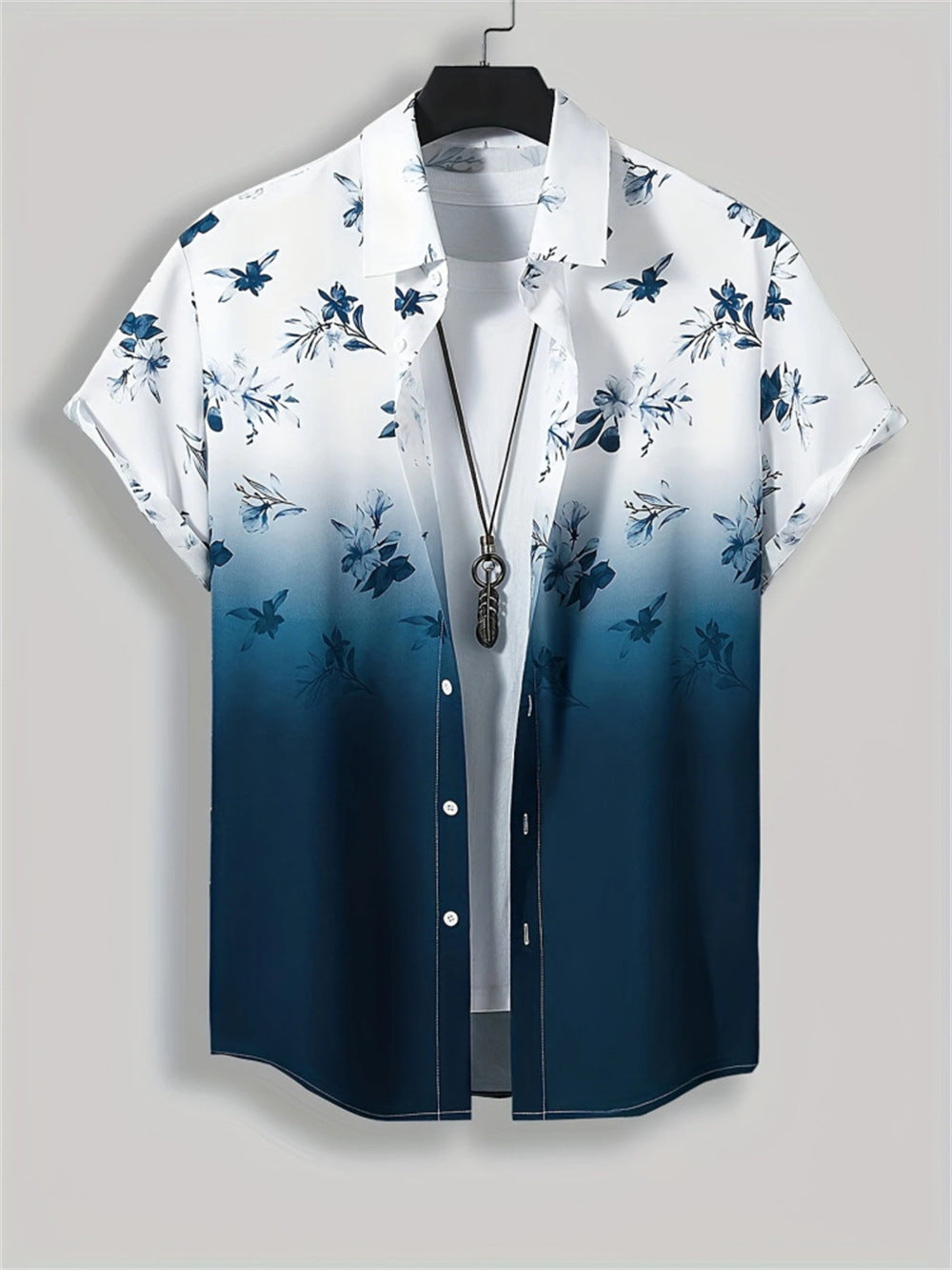 Men's 3D Printed All-matching Retro Fashion Shirt - kinko