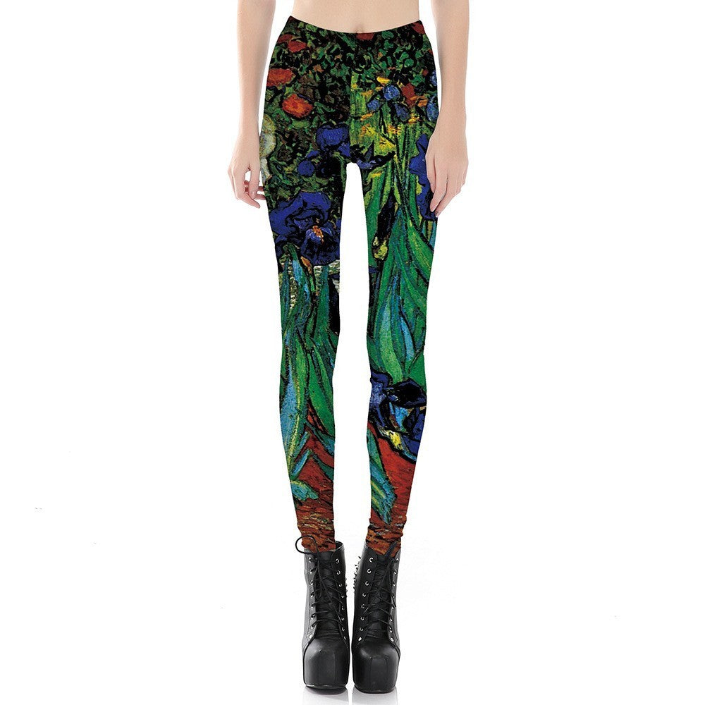 Women's Sports Workout Elastic Hip Lift Leggings - kinko