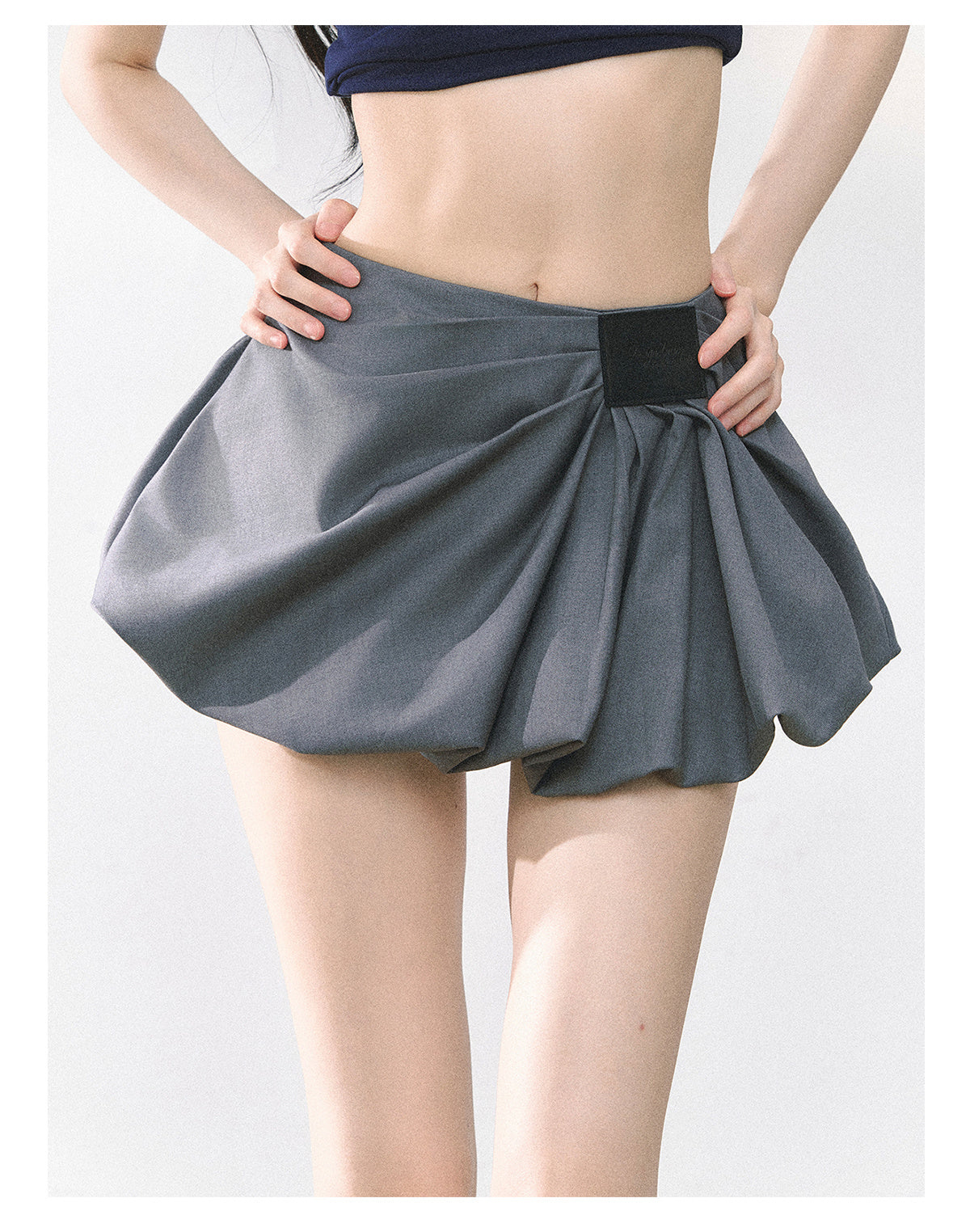 American Hot Girl Skirt Women Summer High Waist A- Line Slimming - kinko