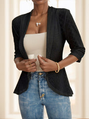 Women's Elegant Open-Front Cardigan