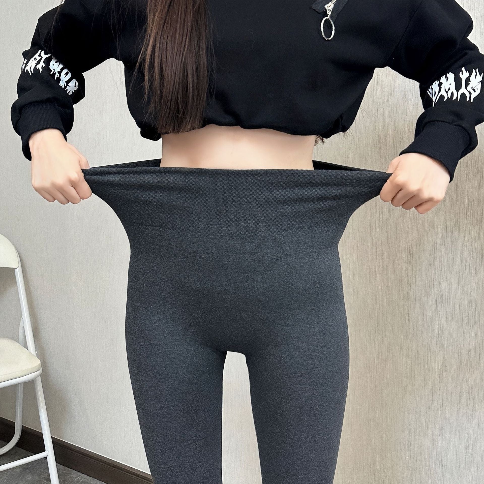 Bottoming Women's Outer Wear Plus Velvet Pencil Pants Students - kinko