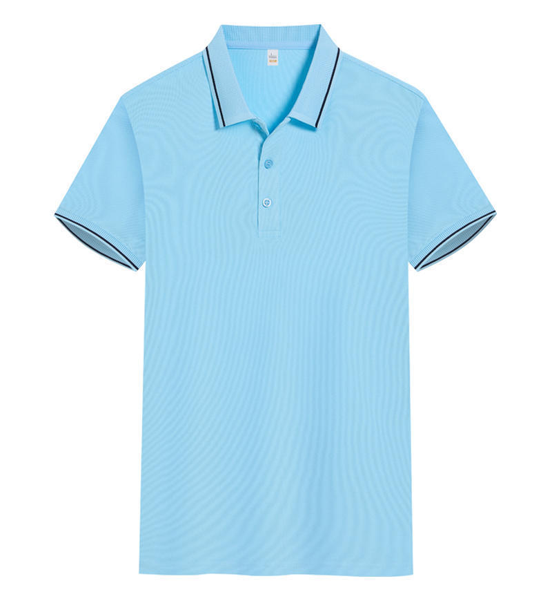 Polo Shirt Short Sleeve Lapel Printing Overalls - kinko