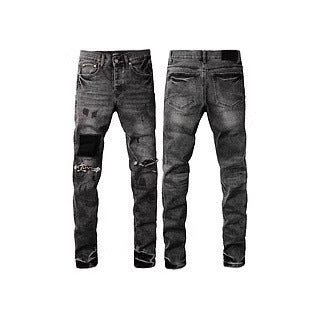 High Street Jeans Black Slim Fit Stretch Skinny Men - kinko